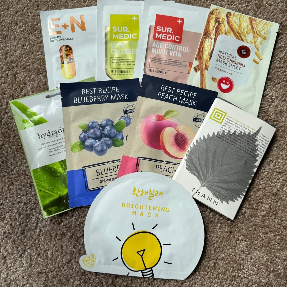 🖤5/$20 Assorted Face Mask Set